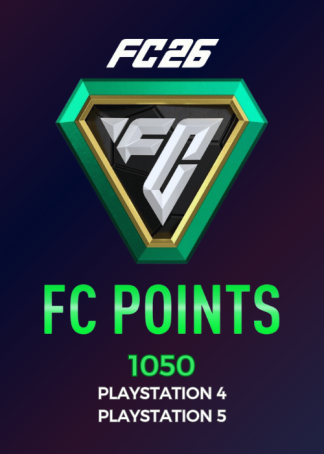 1050 FC Points Playstation (PL) + 5zł doładowania portfela PSN